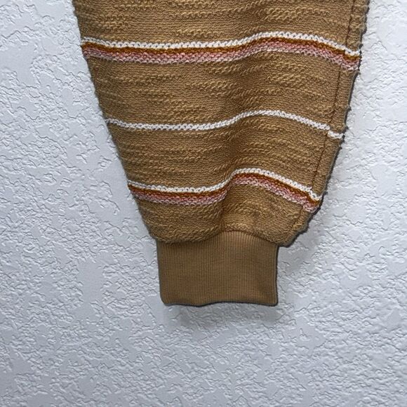 NWT L Space Revolve North Shore Jumpsuit Gold Stripe Strapless Large - Picture 5 of 13